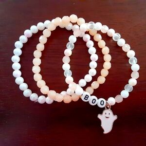 🎃 Set of 3 Blush Halloween Stretch Bracelets